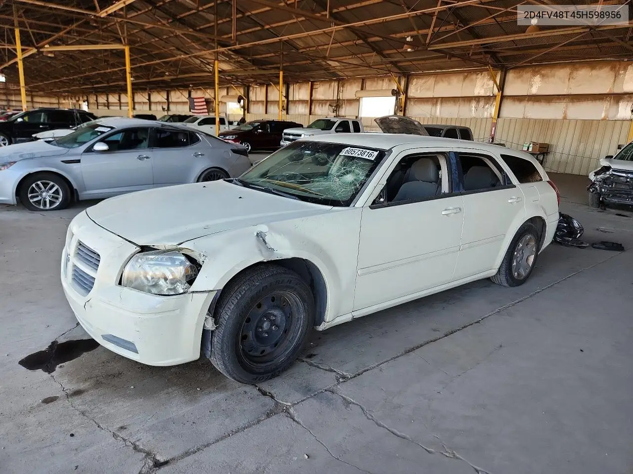 2005 Dodge Magnum VIN: 2D4FV48T45H598956 Lot: 60573816