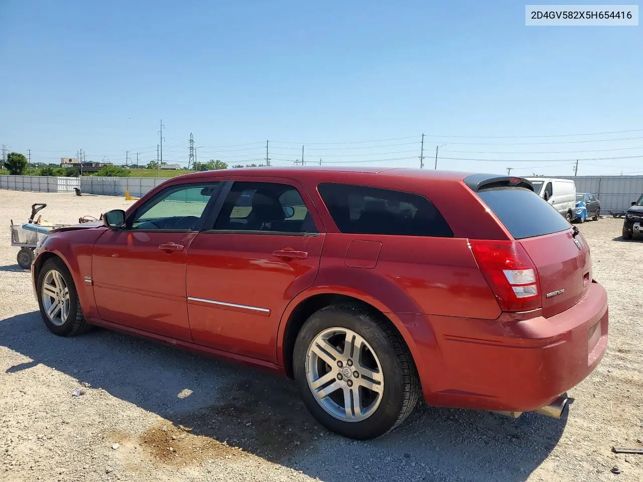 2005 Dodge Magnum R/T VIN: 2D4GV582X5H654416 Lot: 60959216
