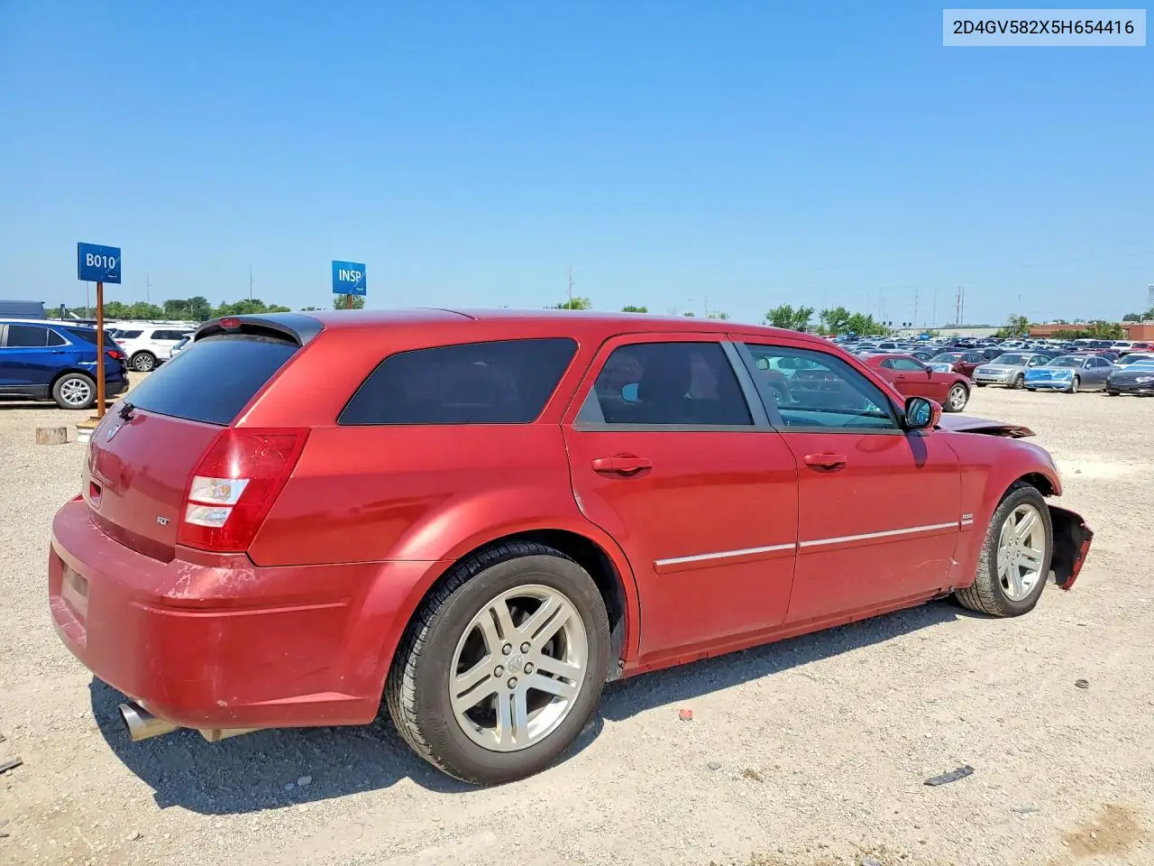 2005 Dodge Magnum R/T VIN: 2D4GV582X5H654416 Lot: 60959216