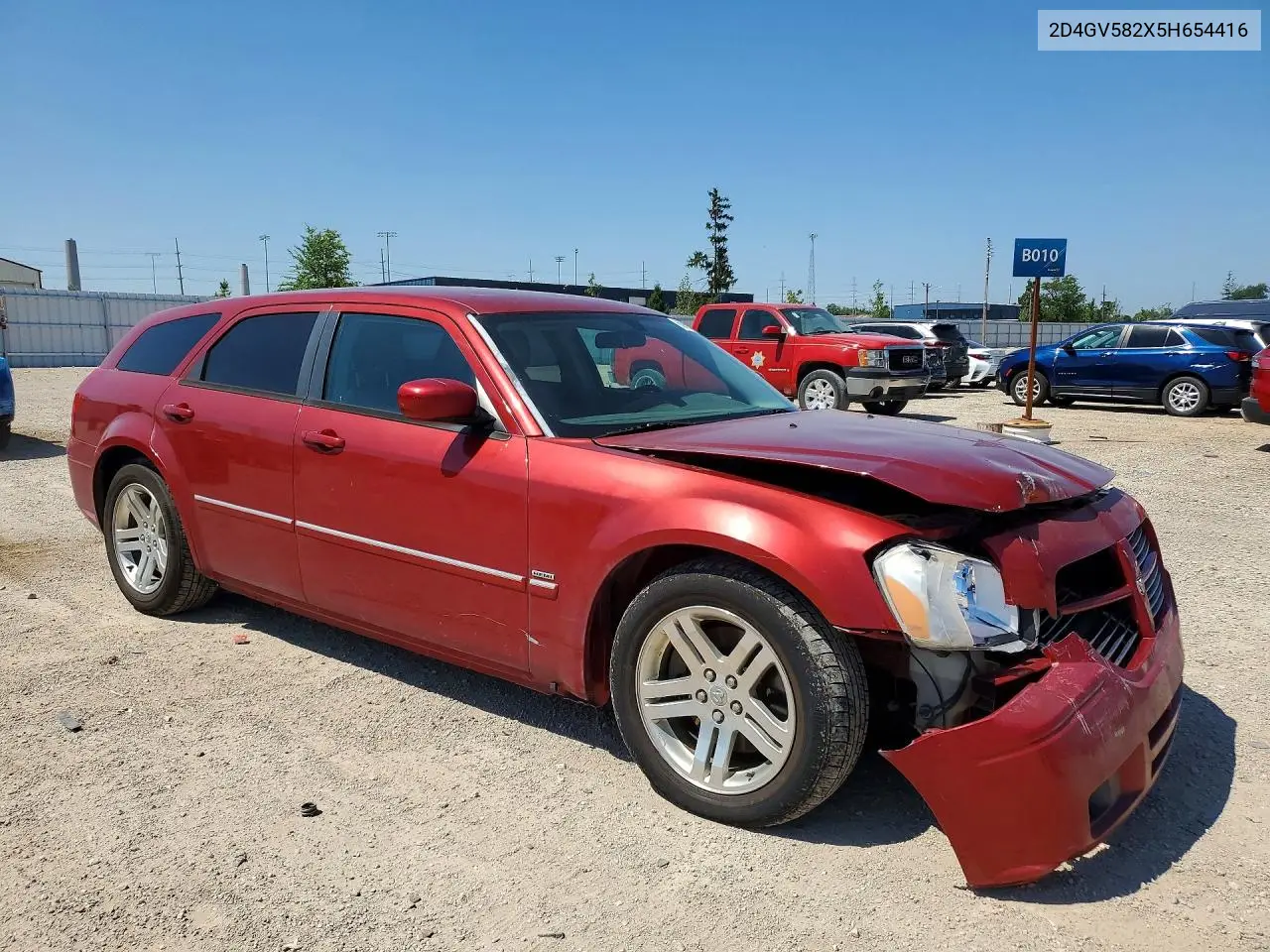 2005 Dodge Magnum R/T VIN: 2D4GV582X5H654416 Lot: 60959216