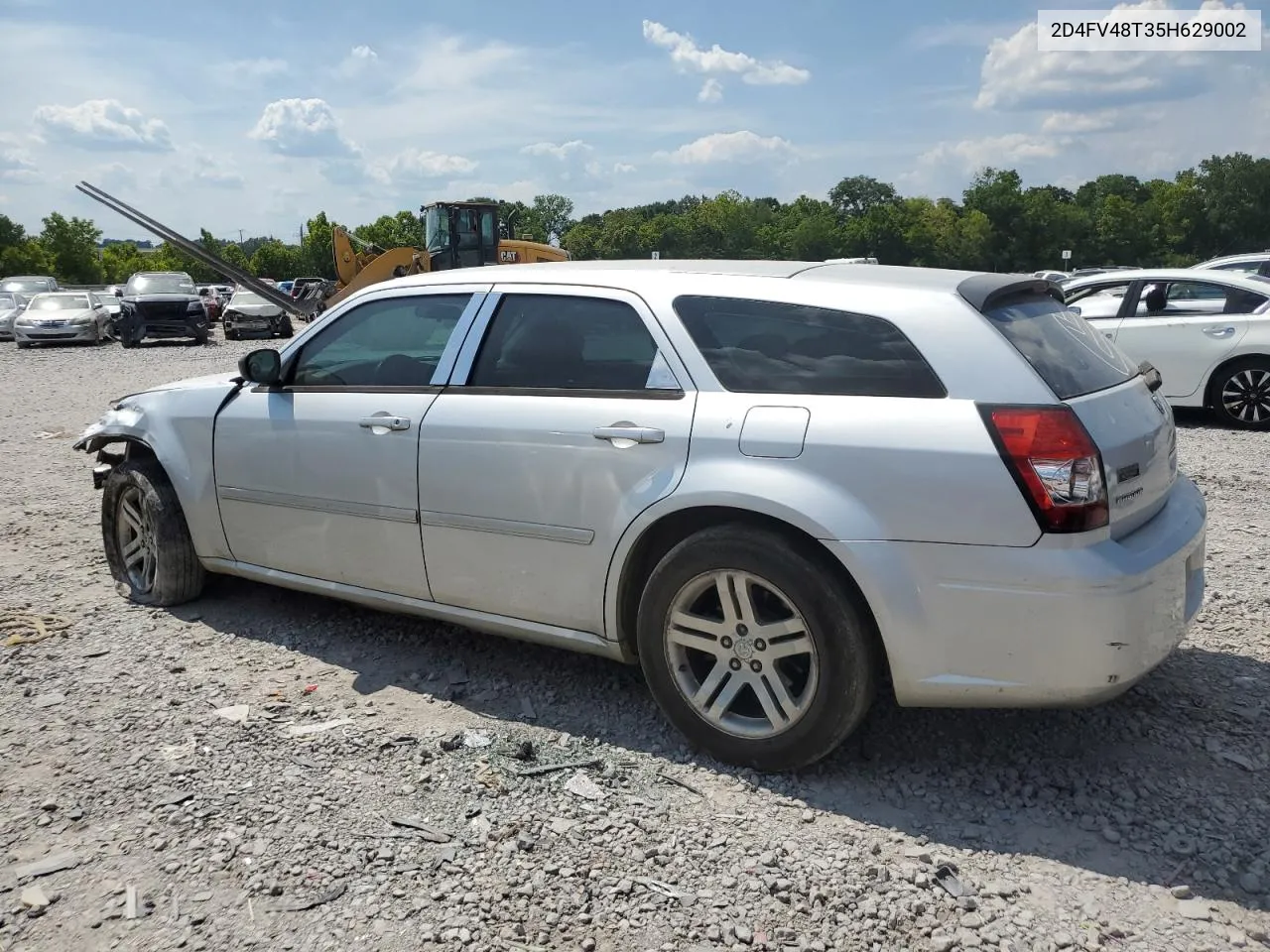2005 Dodge Magnum Se VIN: 2D4FV48T35H629002 Lot: 62950354