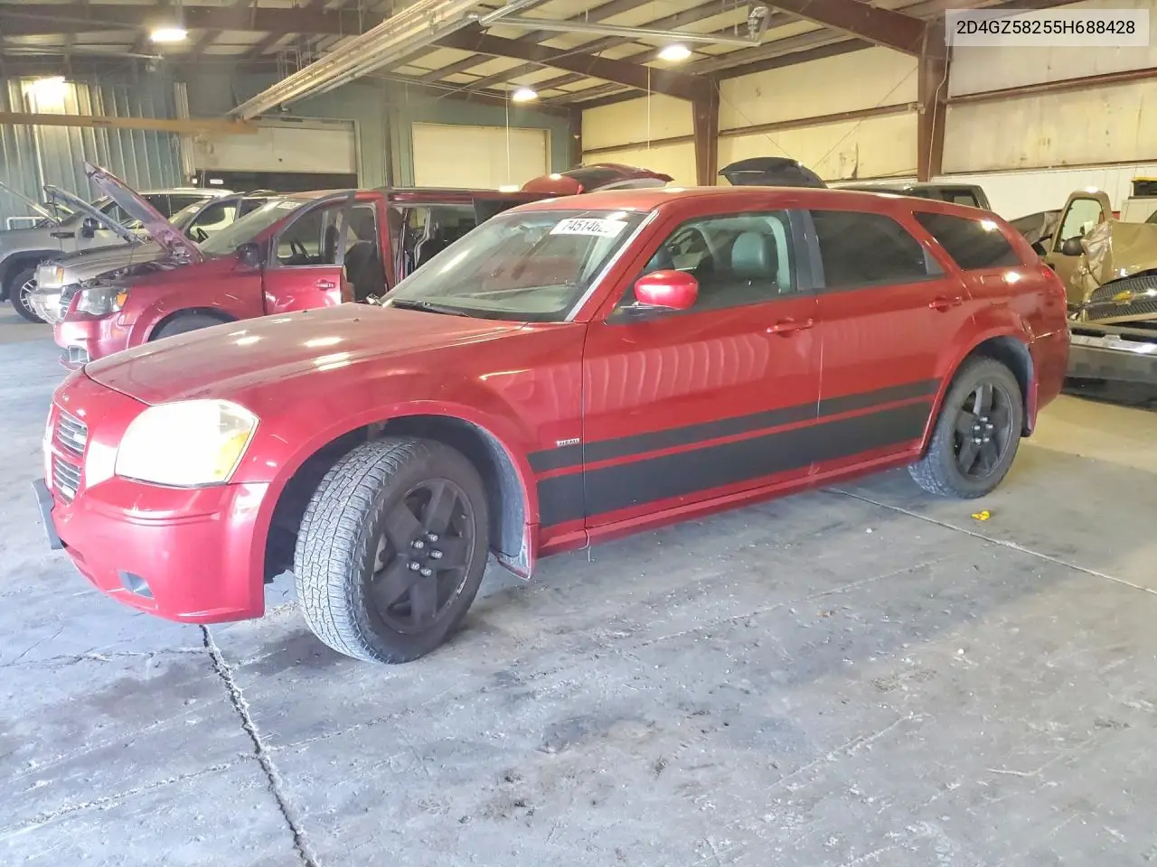 2005 Dodge Magnum R/T VIN: 2D4GZ58255H688428 Lot: 74514625