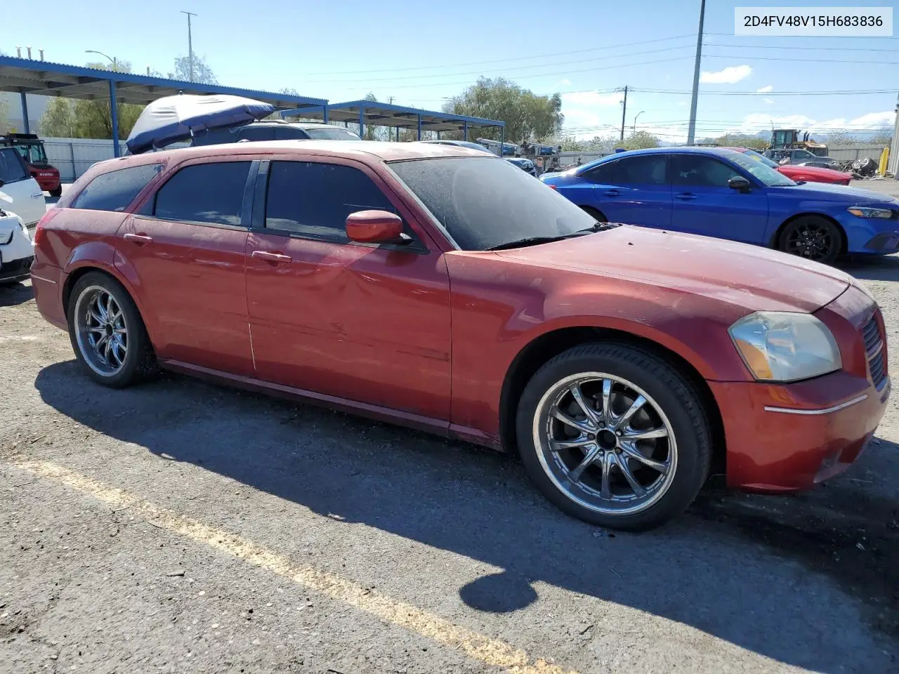 2005 Dodge Magnum Sxt VIN: 2D4FV48V15H683836 Lot: 85372615