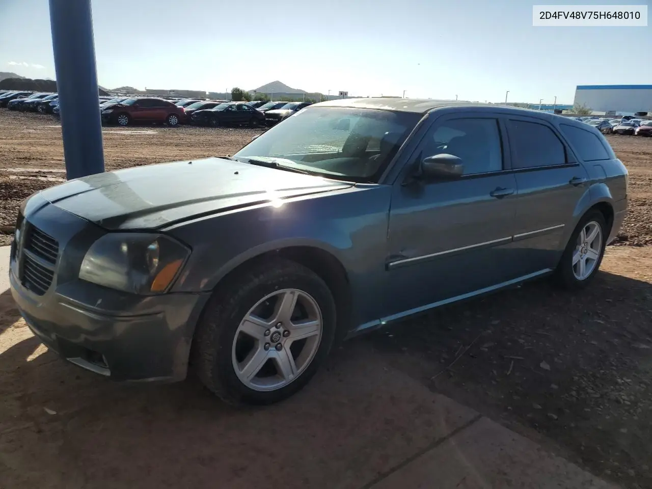2005 Dodge Magnum Sxt VIN: 2D4FV48V75H648010 Lot: 86297715