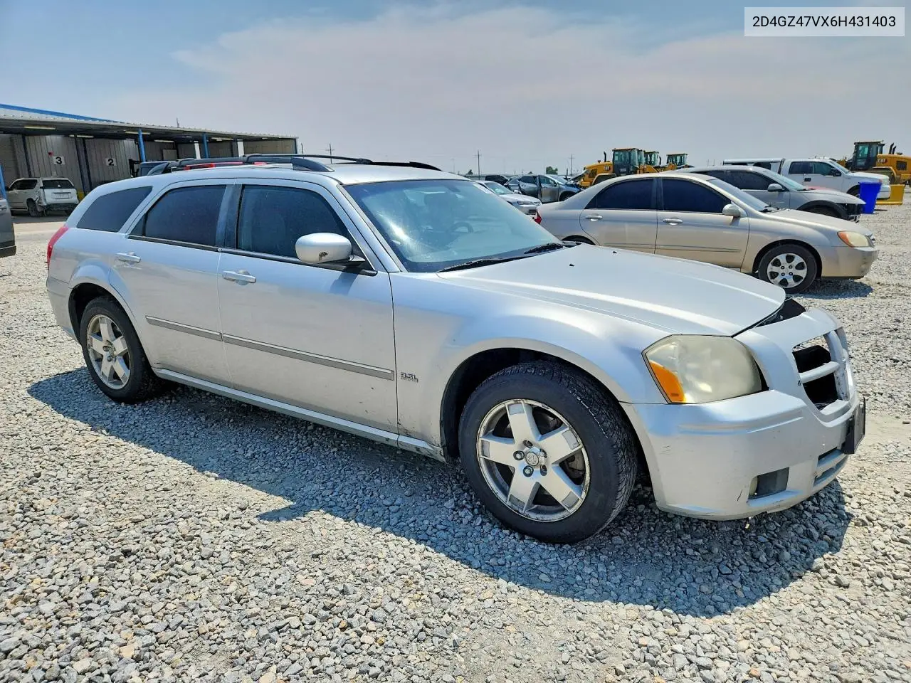 2006 Dodge Magnum Sxt VIN: 2D4GZ47VX6H431403 Lot: 58751896