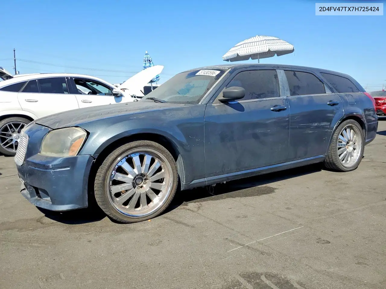 2007 Dodge Magnum Se VIN: 2D4FV47TX7H725424 Lot: 57430596