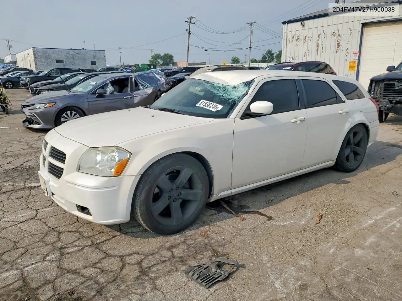 2007 Dodge Magnum Sxt VIN: 2D4FV47V27H900038 Lot: 61536246