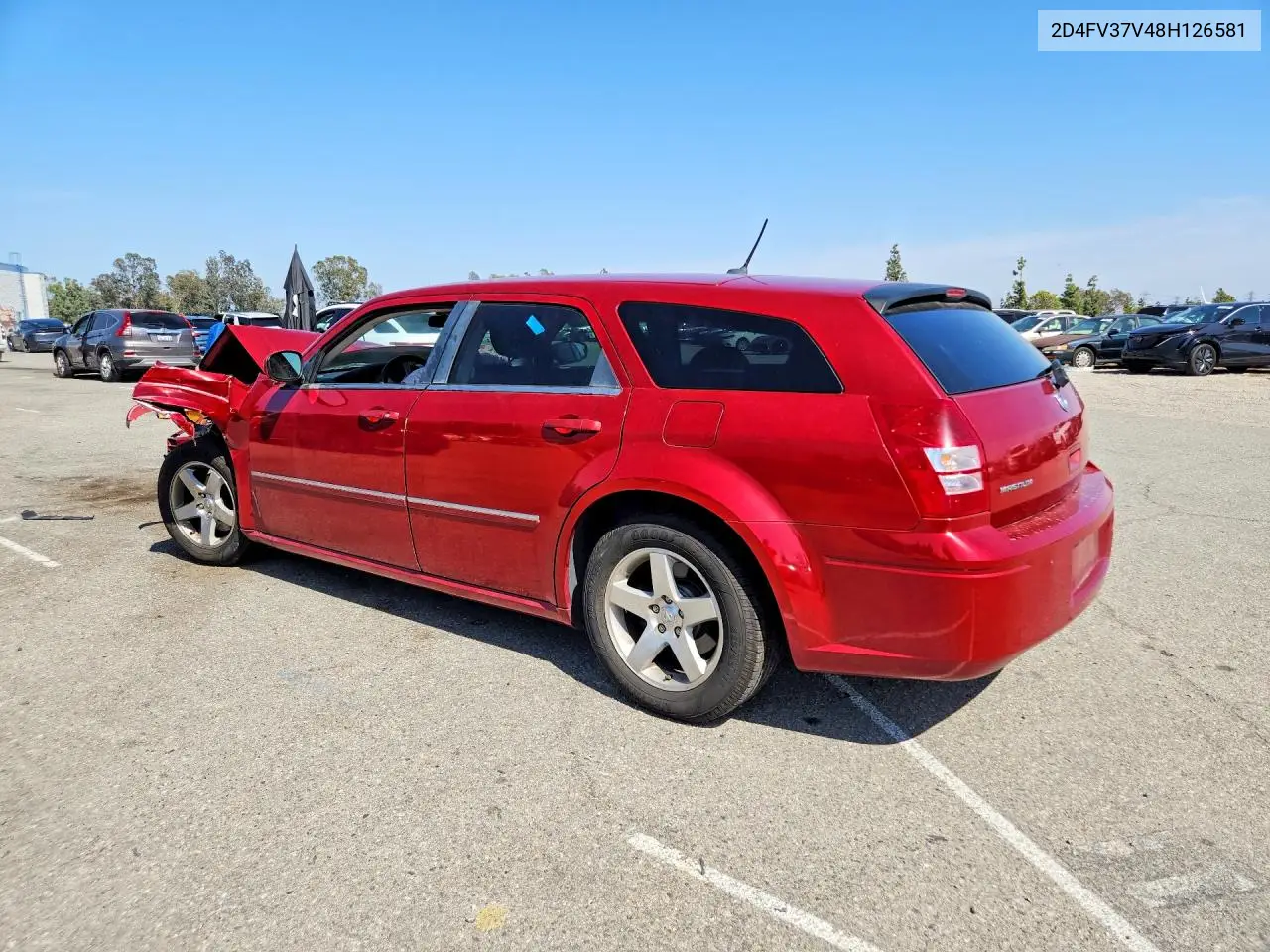 2008 Dodge Magnum Sxt VIN: 2D4FV37V48H126581 Lot: 51971366