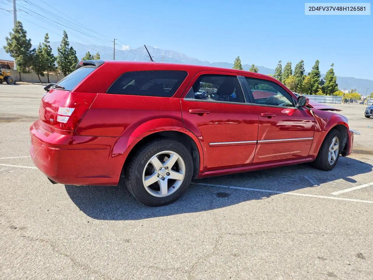 2008 Dodge Magnum Sxt VIN: 2D4FV37V48H126581 Lot: 51971366