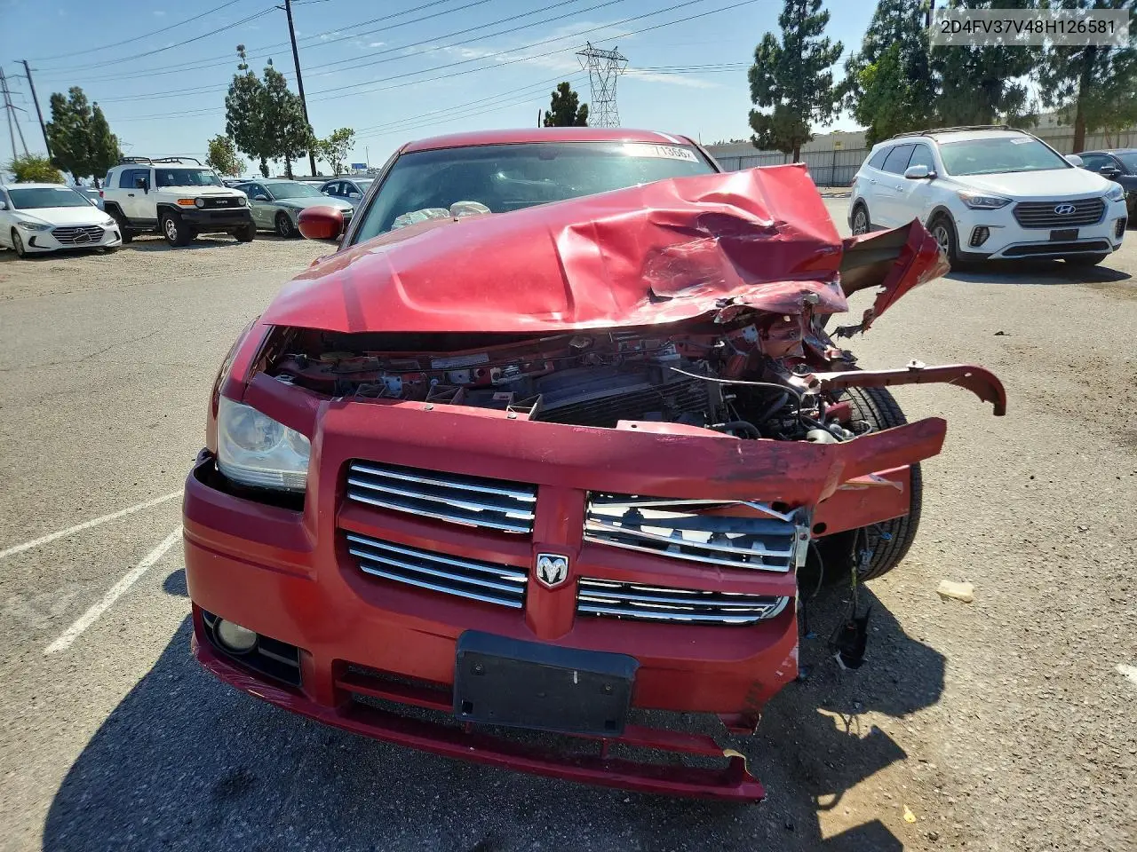 2008 Dodge Magnum Sxt VIN: 2D4FV37V48H126581 Lot: 51971366