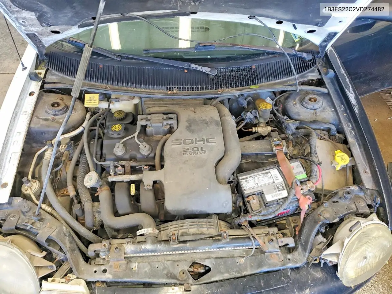 1997 Dodge Neon Base VIN: 1B3ES22C2VD274482 Lot: 54549346