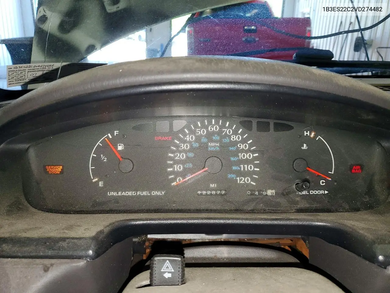 1997 Dodge Neon Base VIN: 1B3ES22C2VD274482 Lot: 54549346