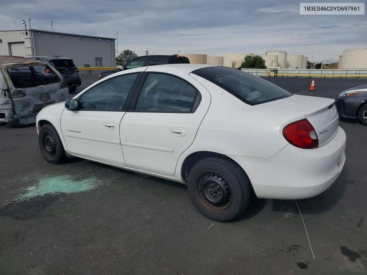 2000 Dodge Neon Base VIN: 1B3ES46C0YD697961 Lot: 61938426