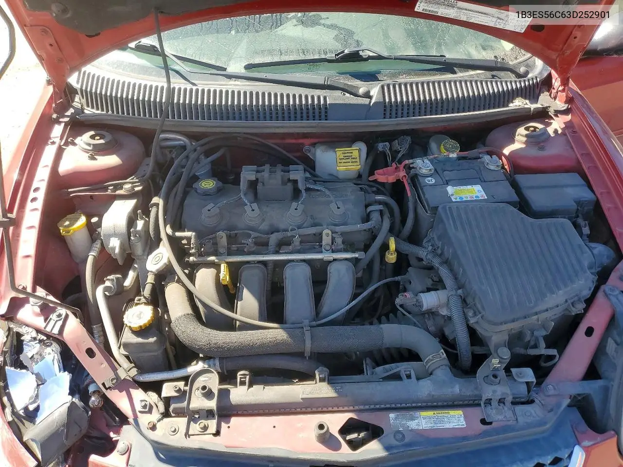 2003 Dodge Neon Sxt VIN: 1B3ES56C63D252901 Lot: 49311056