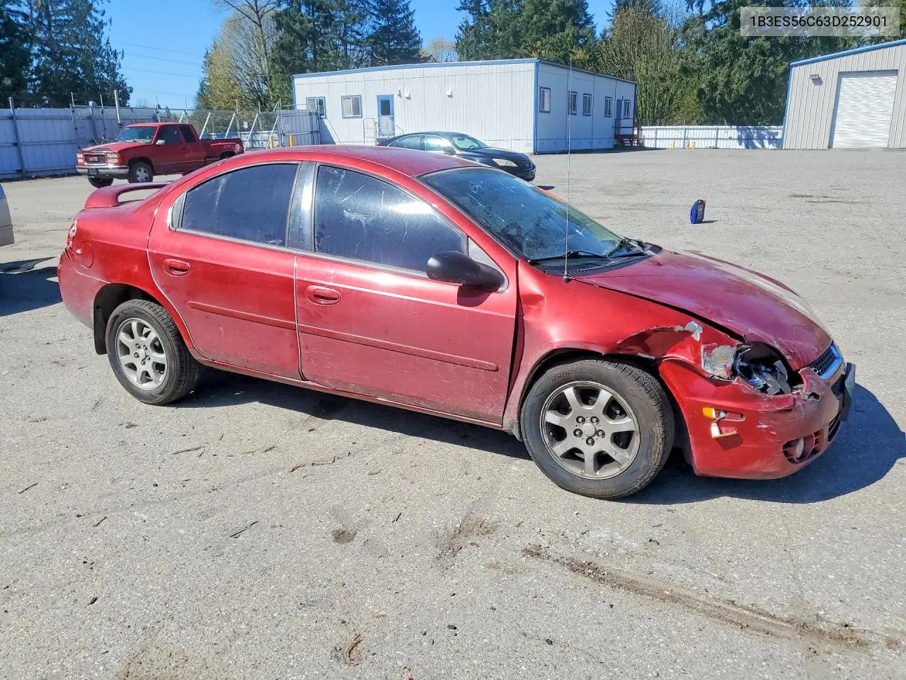 2003 Dodge Neon Sxt VIN: 1B3ES56C63D252901 Lot: 49311056