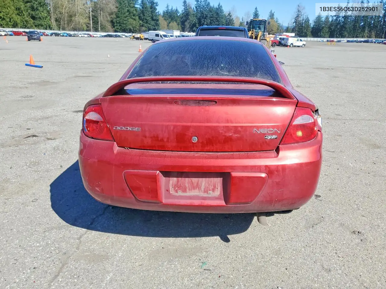 2003 Dodge Neon Sxt VIN: 1B3ES56C63D252901 Lot: 49311056