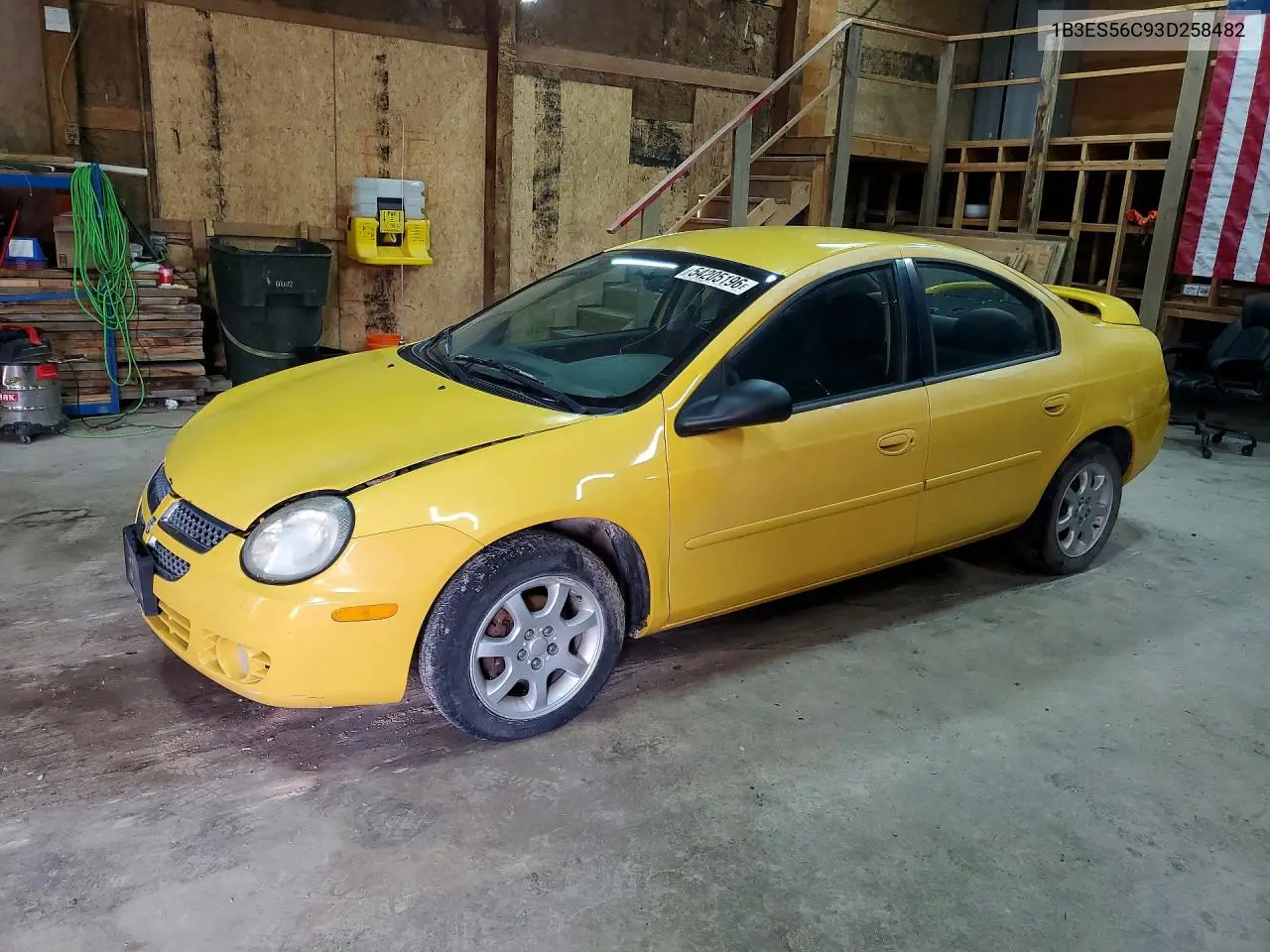 2003 Dodge Neon Sxt VIN: 1B3ES56C93D258482 Lot: 54205196