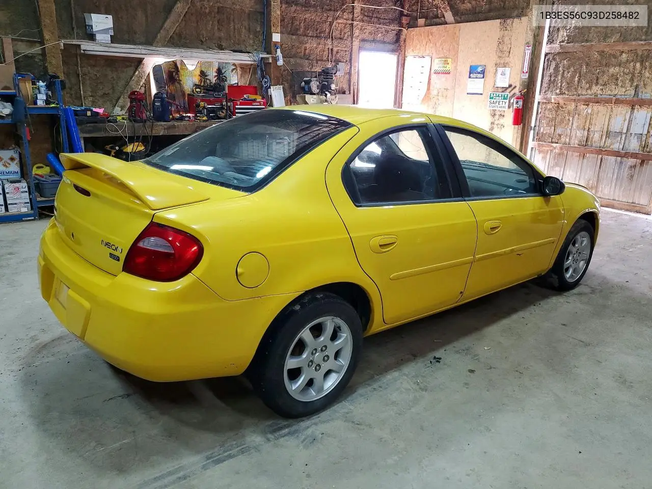 2003 Dodge Neon Sxt VIN: 1B3ES56C93D258482 Lot: 54205196