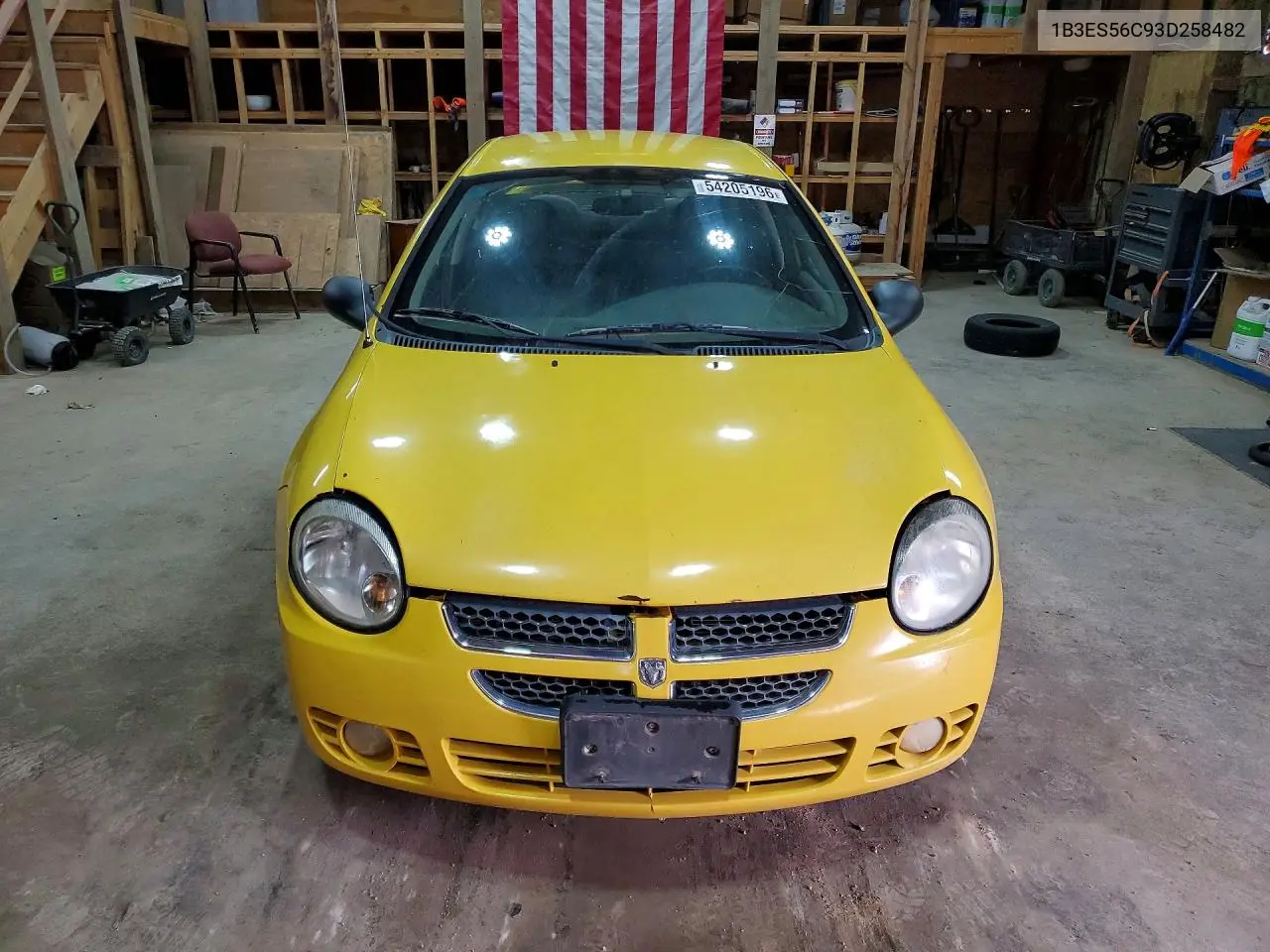 2003 Dodge Neon Sxt VIN: 1B3ES56C93D258482 Lot: 54205196