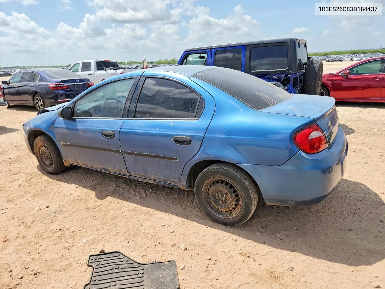 2003 Dodge Neon VIN: 1B3ES26C83D184437 Lot: 59718466