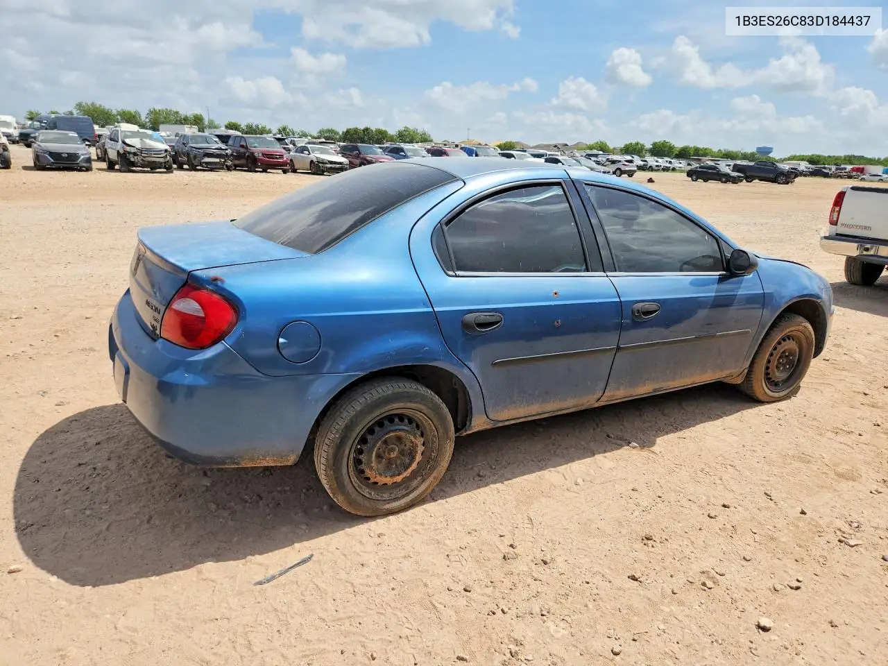 2003 Dodge Neon VIN: 1B3ES26C83D184437 Lot: 59718466