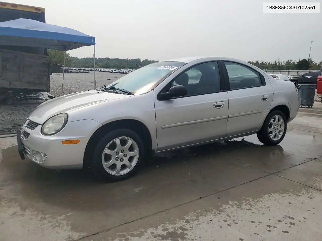 2003 Dodge Neon Sxt VIN: 1B3ES56C43D102561 Lot: 71547095