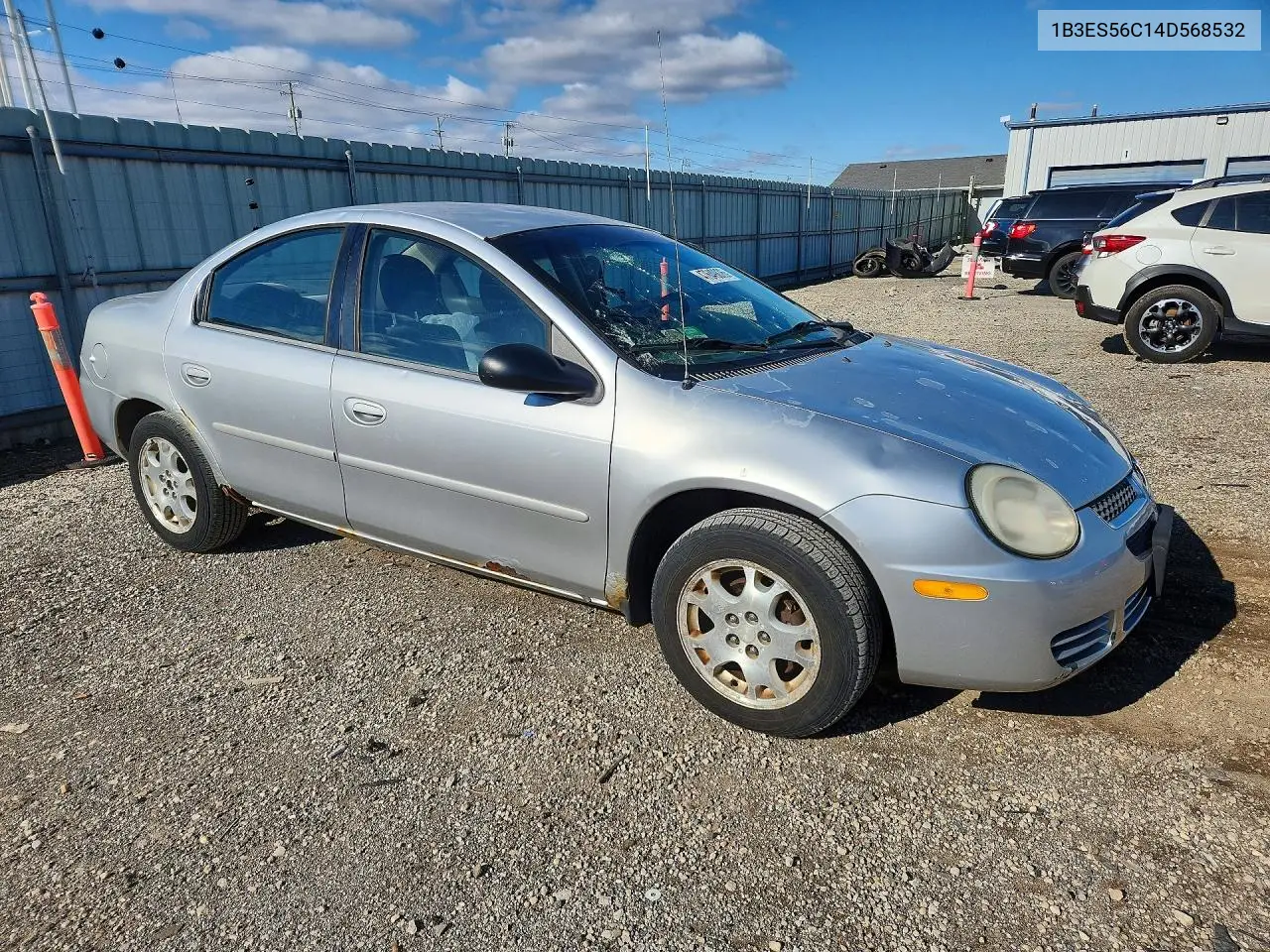 2004 Dodge Neon Sxt VIN: 1B3ES56C14D568532 Lot: 47649876