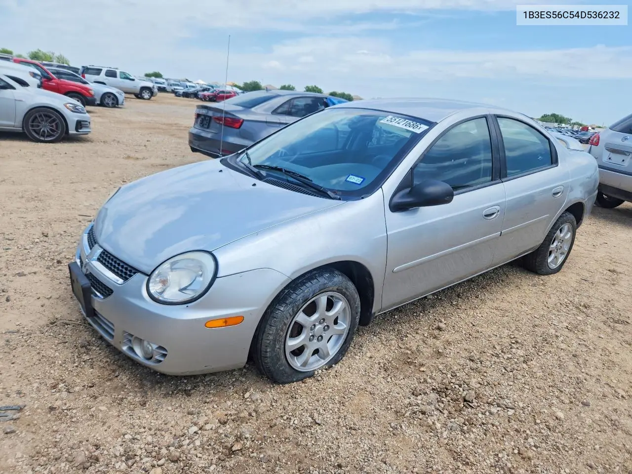 2004 Dodge Neon Sxt VIN: 1B3ES56C54D536232 Lot: 55121686