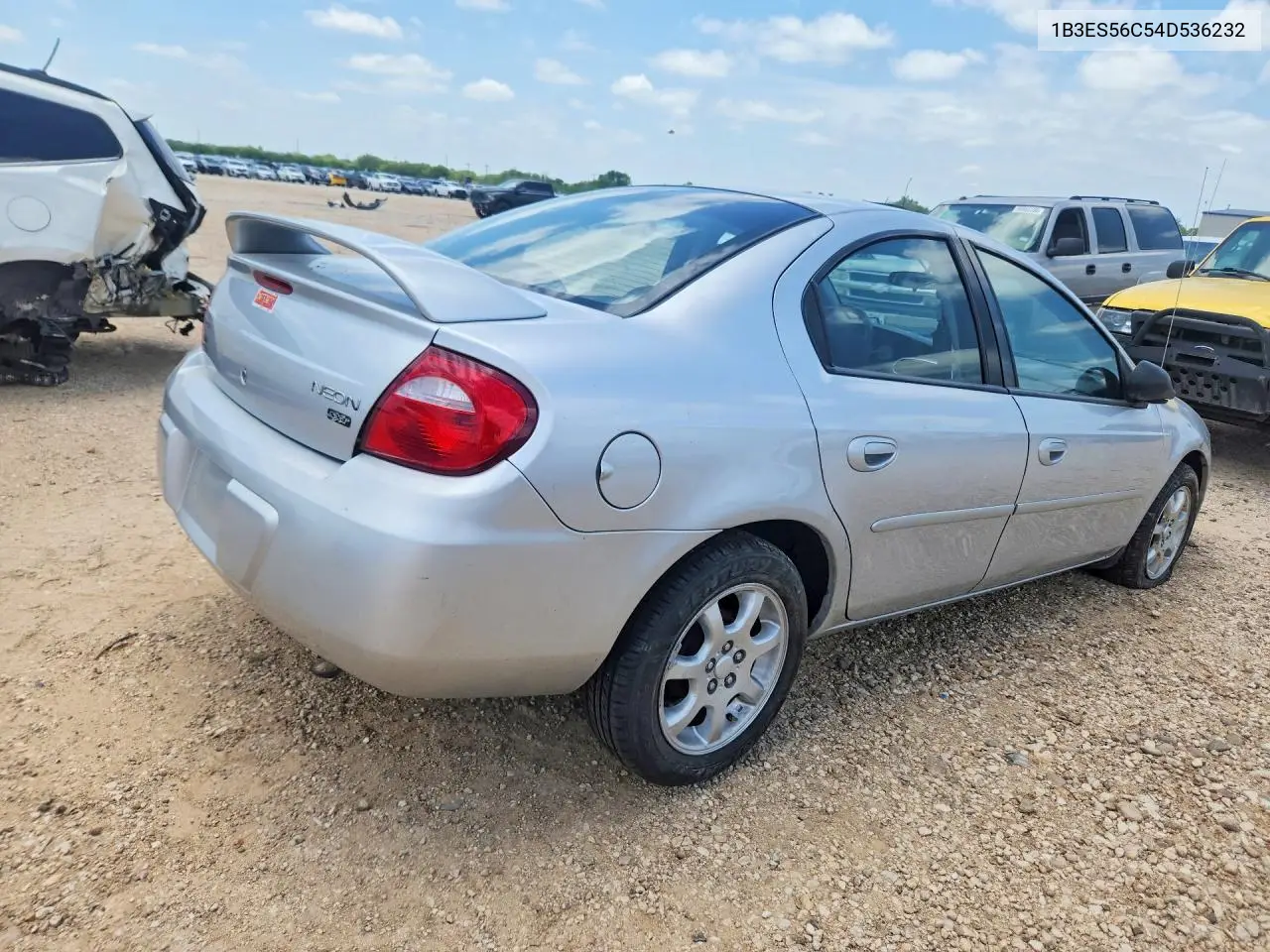 2004 Dodge Neon Sxt VIN: 1B3ES56C54D536232 Lot: 55121686