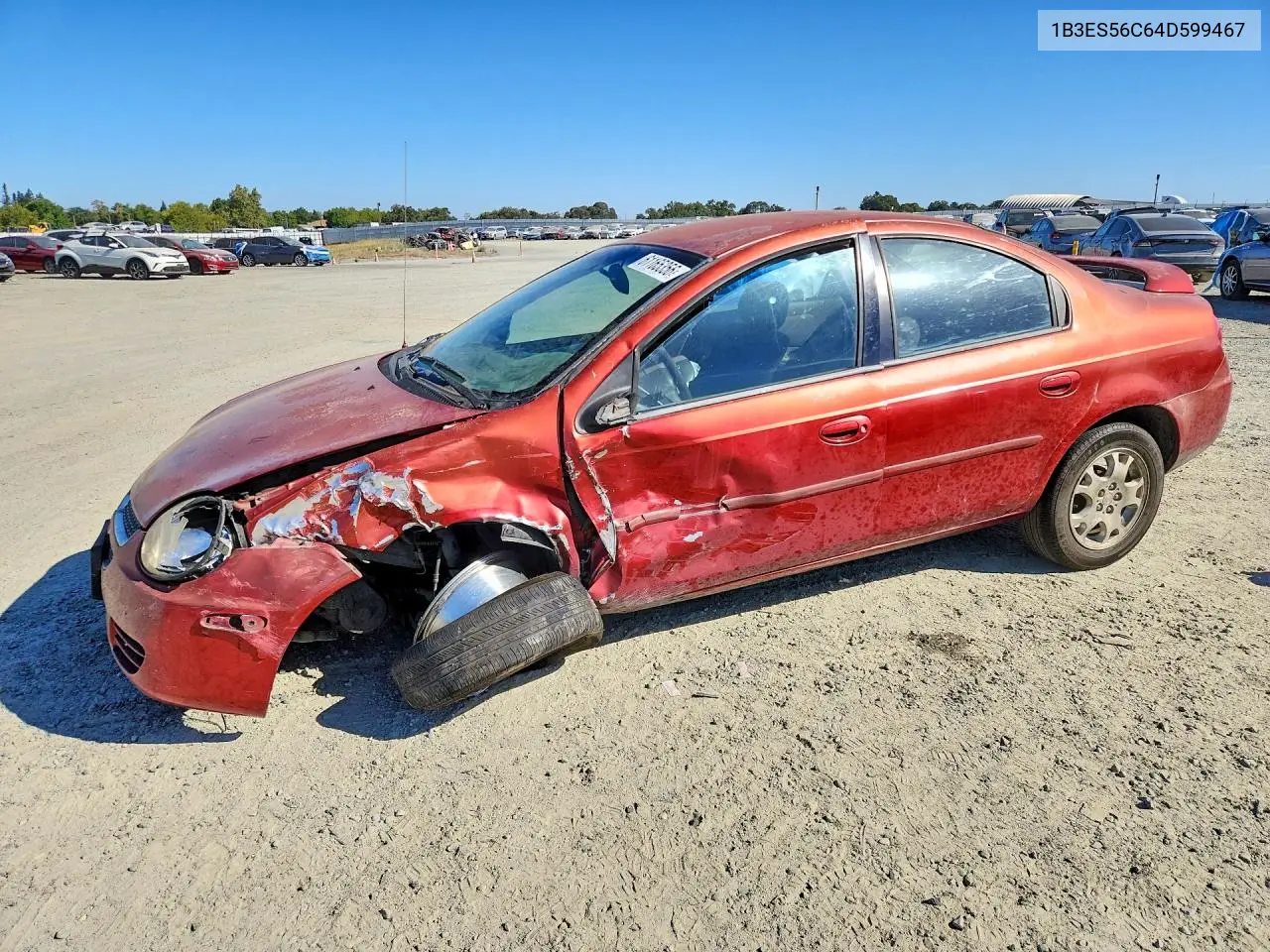 2004 Dodge Neon Sxt VIN: 1B3ES56C64D599467 Lot: 61165356