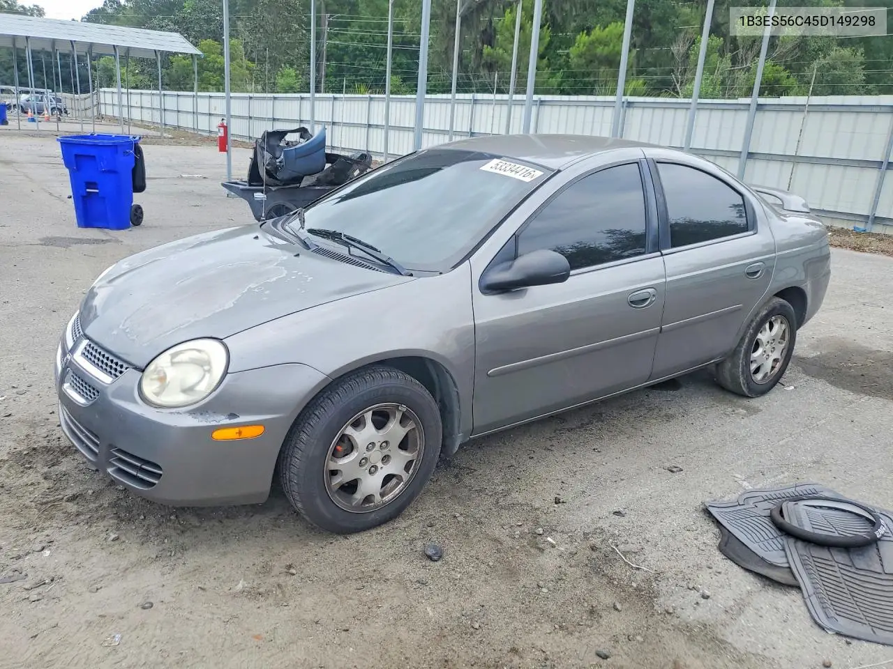 2005 Dodge Neon Sxt VIN: 1B3ES56C45D149298 Lot: 53334416