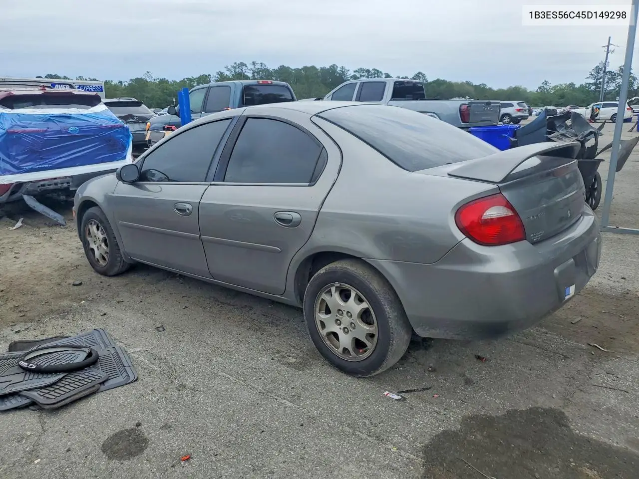 2005 Dodge Neon Sxt VIN: 1B3ES56C45D149298 Lot: 53334416