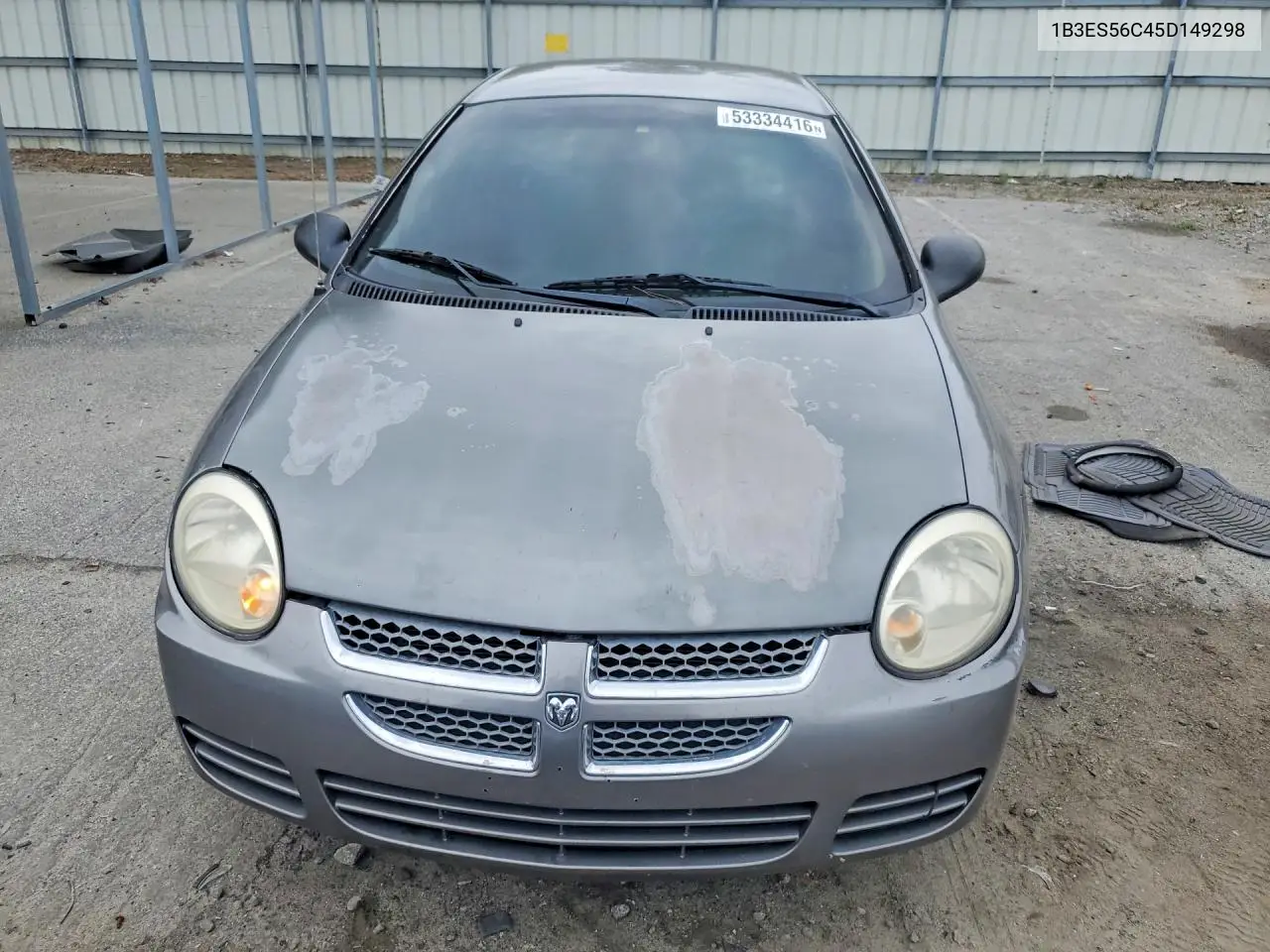 2005 Dodge Neon Sxt VIN: 1B3ES56C45D149298 Lot: 53334416