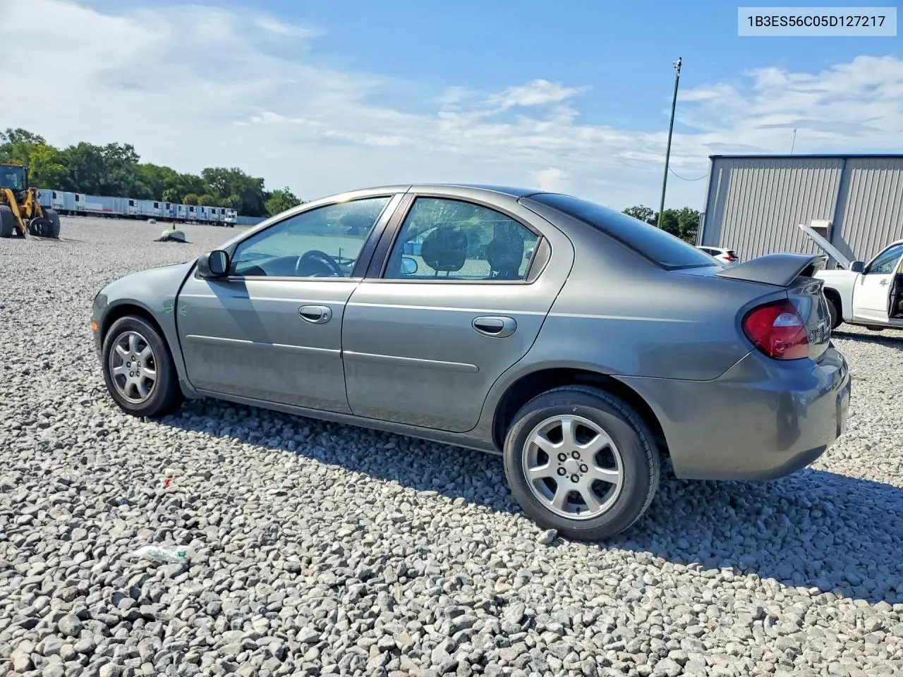 2005 Dodge Neon Sxt VIN: 1B3ES56C05D127217 Lot: 54675906