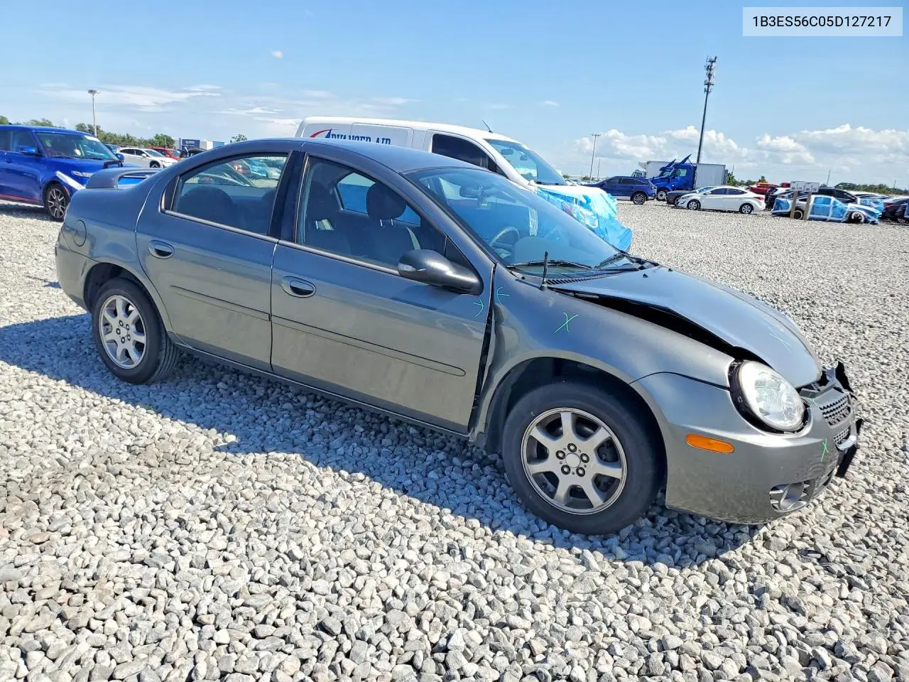 2005 Dodge Neon Sxt VIN: 1B3ES56C05D127217 Lot: 54675906