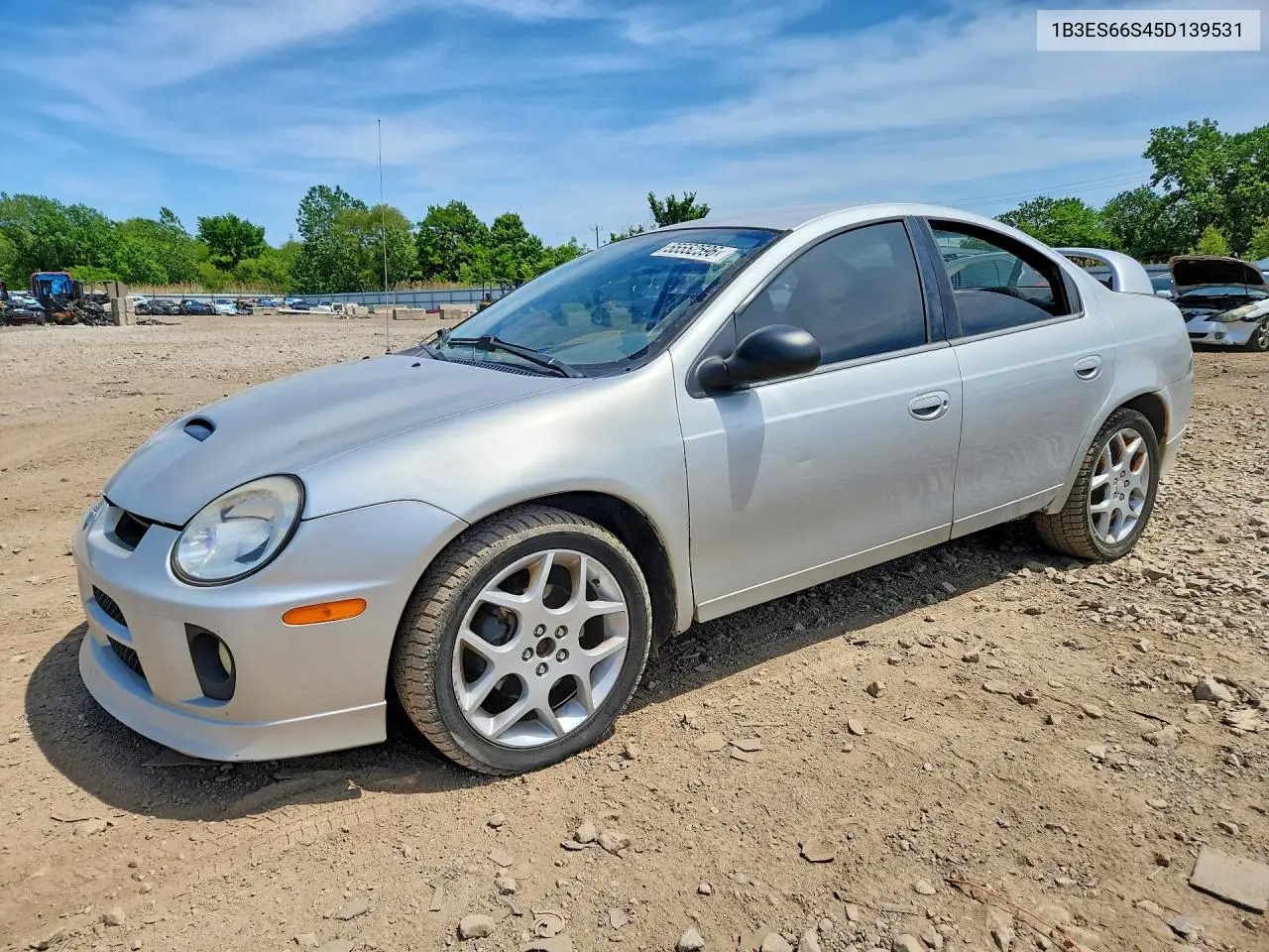 2005 Dodge Neon Srt-4 VIN: 1B3ES66S45D139531 Lot: 55552596