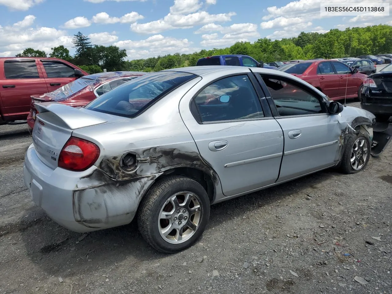 2005 Dodge Neon Sxt VIN: 1B3ES56C45D113868 Lot: 57016664