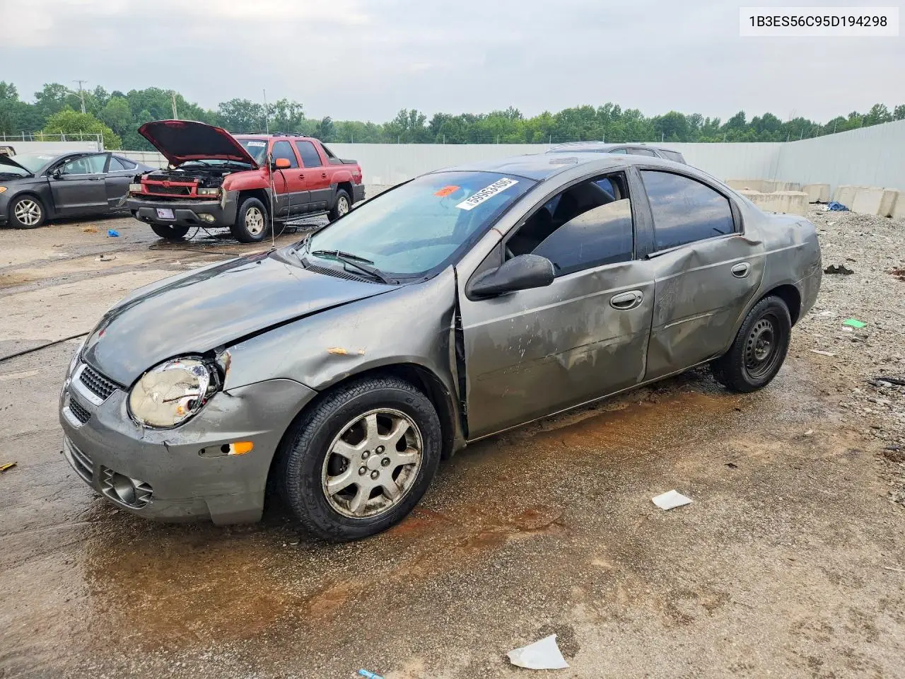 2005 Dodge Neon Sxt VIN: 1B3ES56C95D194298 Lot: 59963406