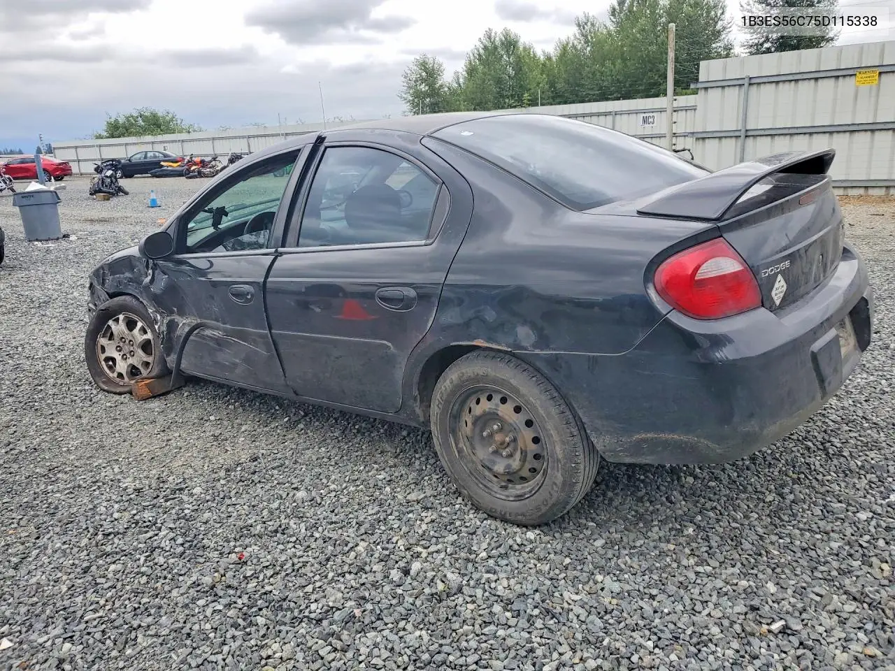 2005 Dodge Neon Sxt VIN: 1B3ES56C75D115338 Lot: 85965195