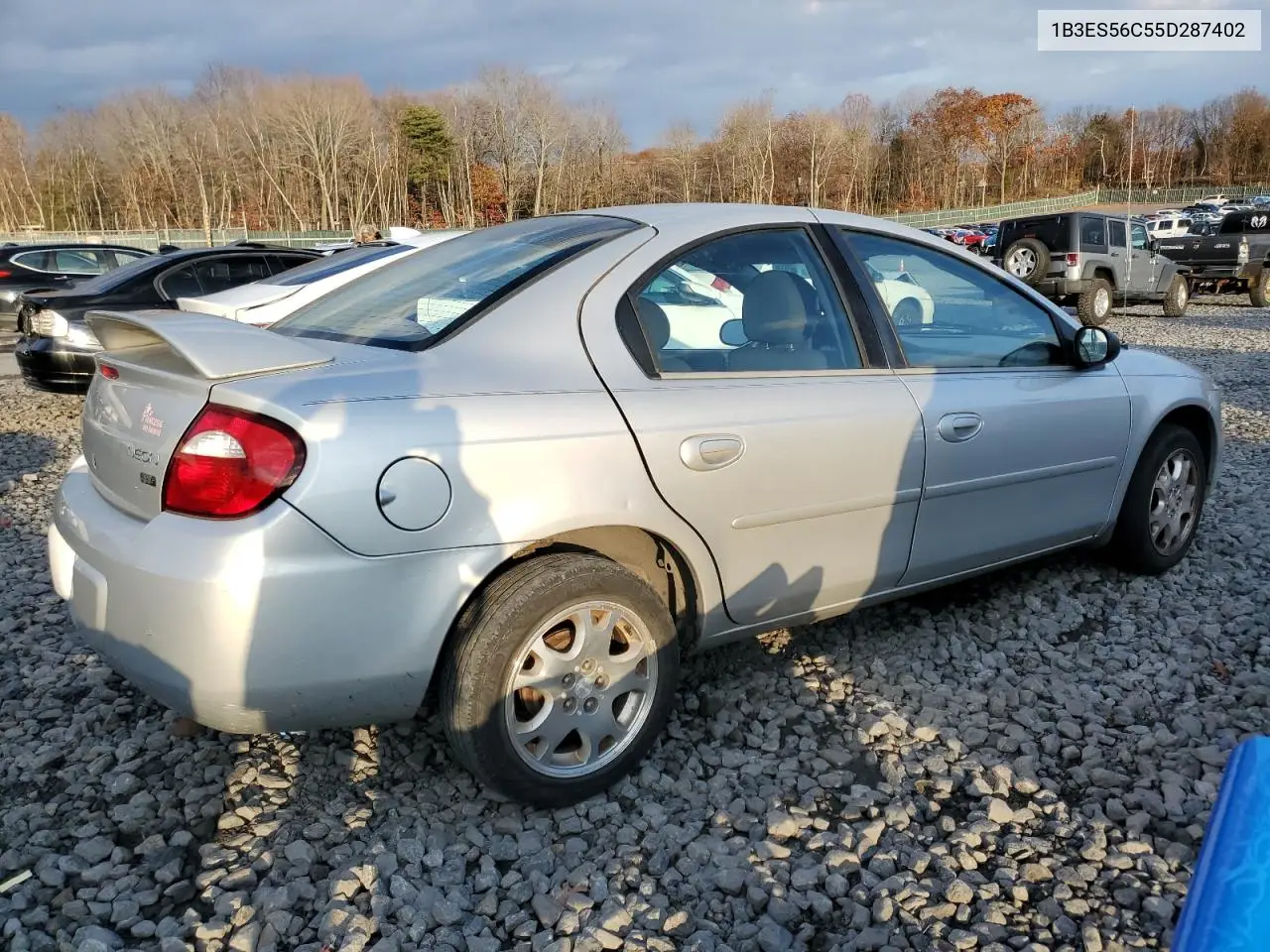 2005 Dodge Neon Sxt VIN: 1B3ES56C55D287402 Lot: 91000935