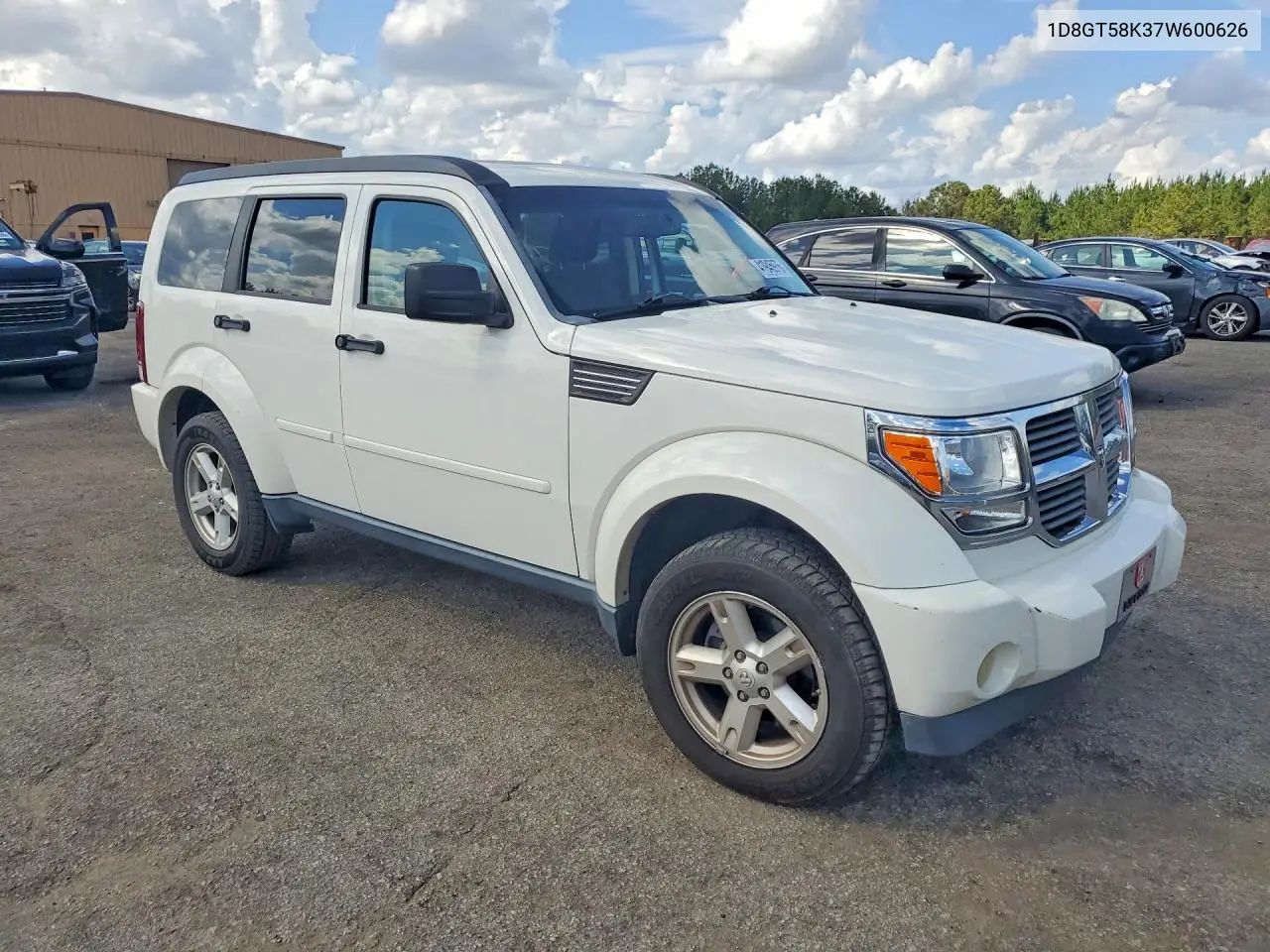 2007 Dodge Nitro Slt VIN: 1D8GT58K37W600626 Lot: 41945976