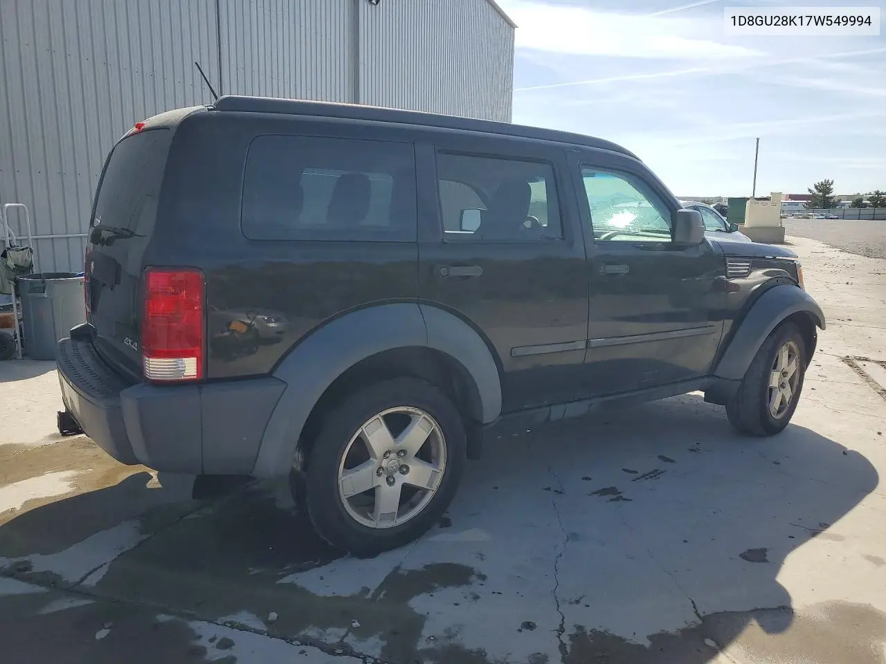 2007 Dodge Nitro Sxt VIN: 1D8GU28K17W549994 Lot: 54337576