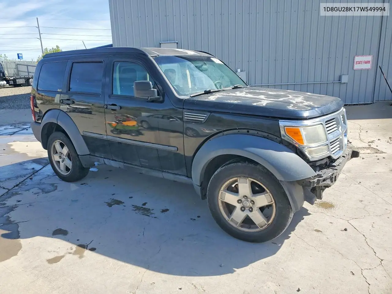 2007 Dodge Nitro Sxt VIN: 1D8GU28K17W549994 Lot: 54337576
