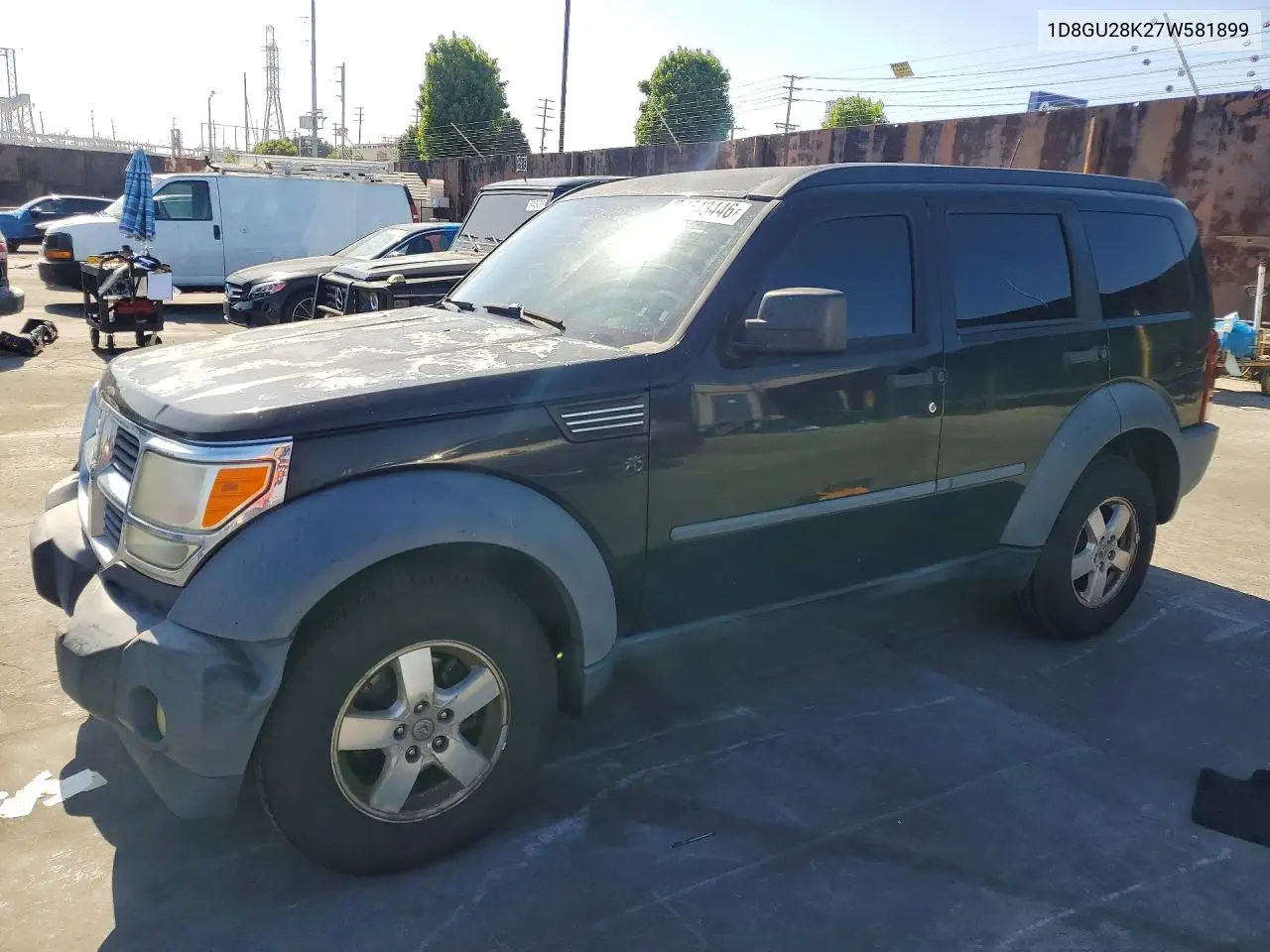 2007 Dodge Nitro Sxt VIN: 1D8GU28K27W581899 Lot: 54543446