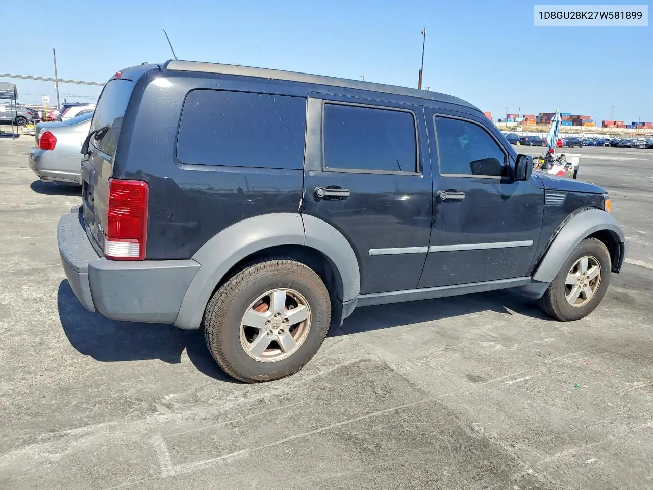 2007 Dodge Nitro Sxt VIN: 1D8GU28K27W581899 Lot: 54543446