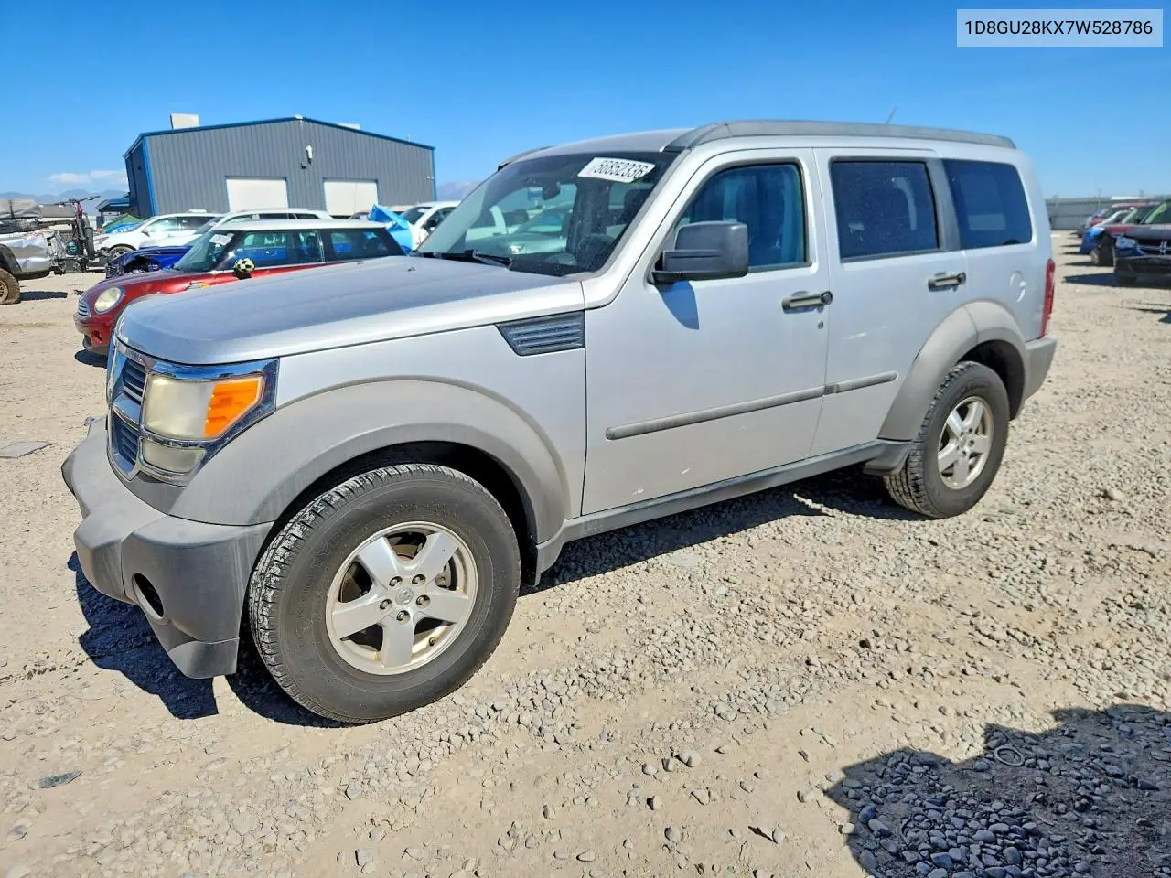 2007 Dodge Nitro Sxt VIN: 1D8GU28KX7W528786 Lot: 56852336