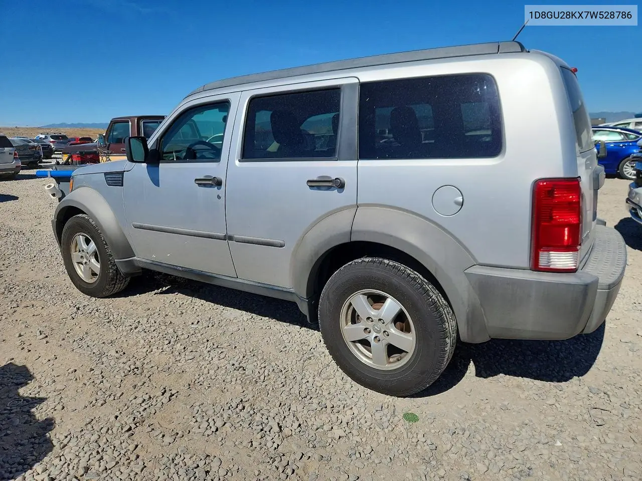 2007 Dodge Nitro Sxt VIN: 1D8GU28KX7W528786 Lot: 56852336