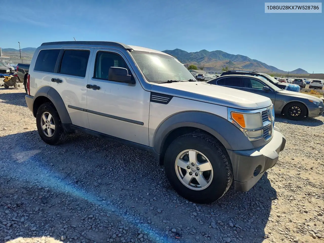 2007 Dodge Nitro Sxt VIN: 1D8GU28KX7W528786 Lot: 56852336