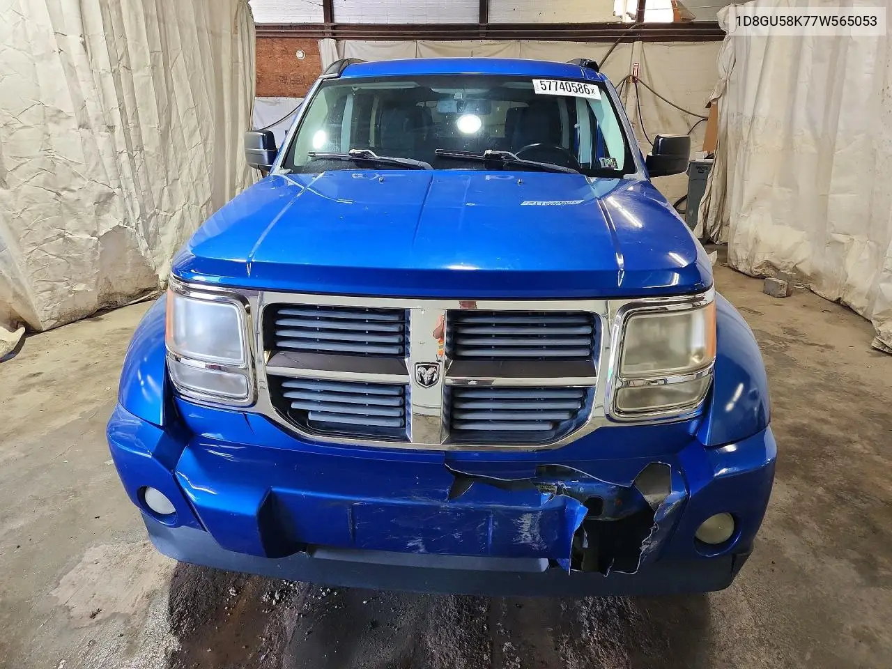 2007 Dodge Nitro Slt VIN: 1D8GU58K77W565053 Lot: 57740586