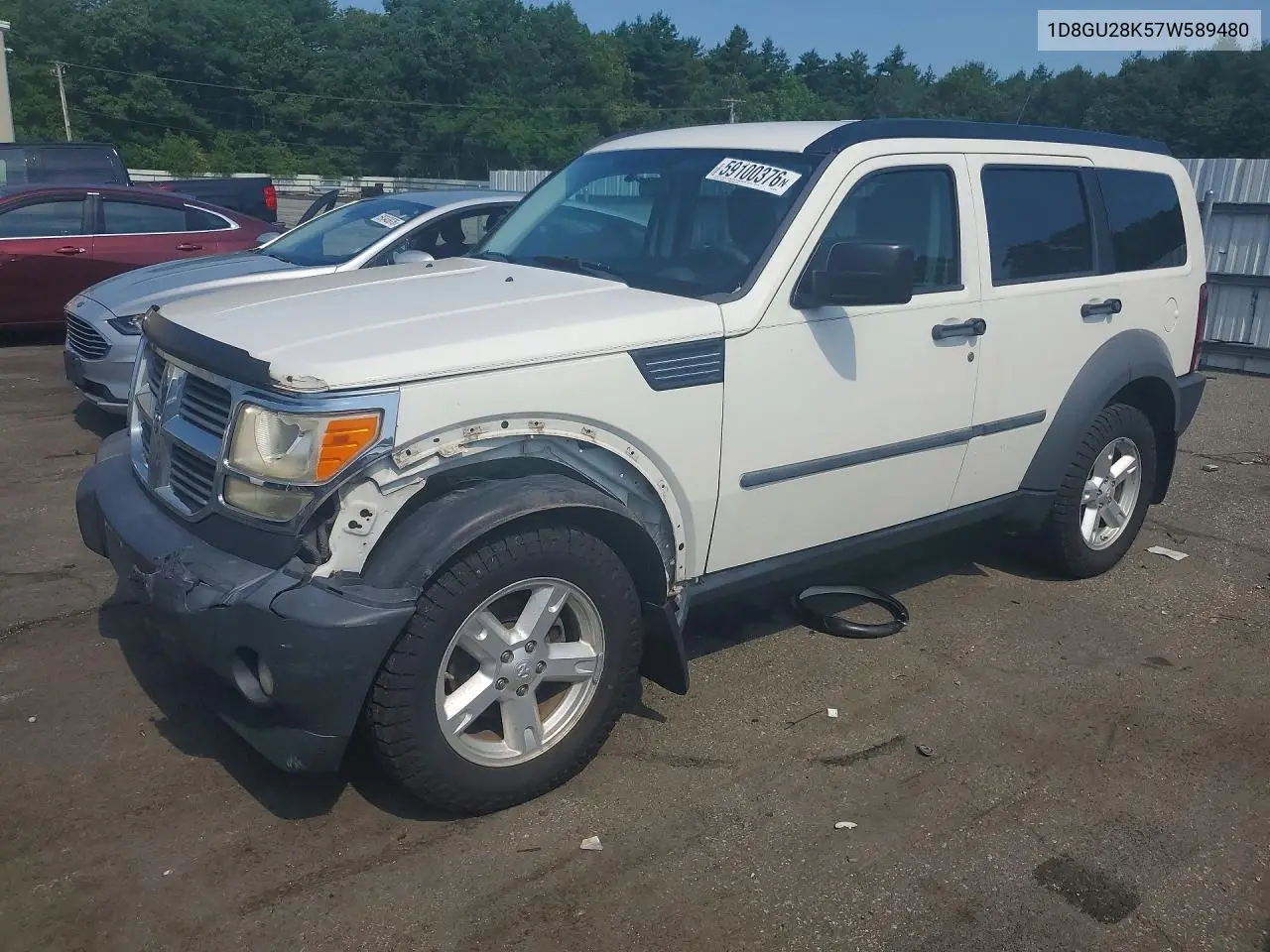 2007 Dodge Nitro VIN: 1D8GU28K57W589480 Lot: 59100376